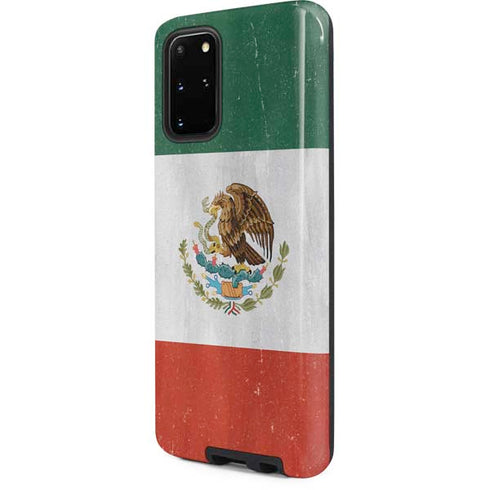 Mexico Flag Distressed Galaxy S20 Plus Pro Case